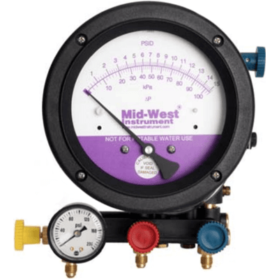 Mid-West Backflow Prevention Assembly Test Kit, Model 845-5-NP